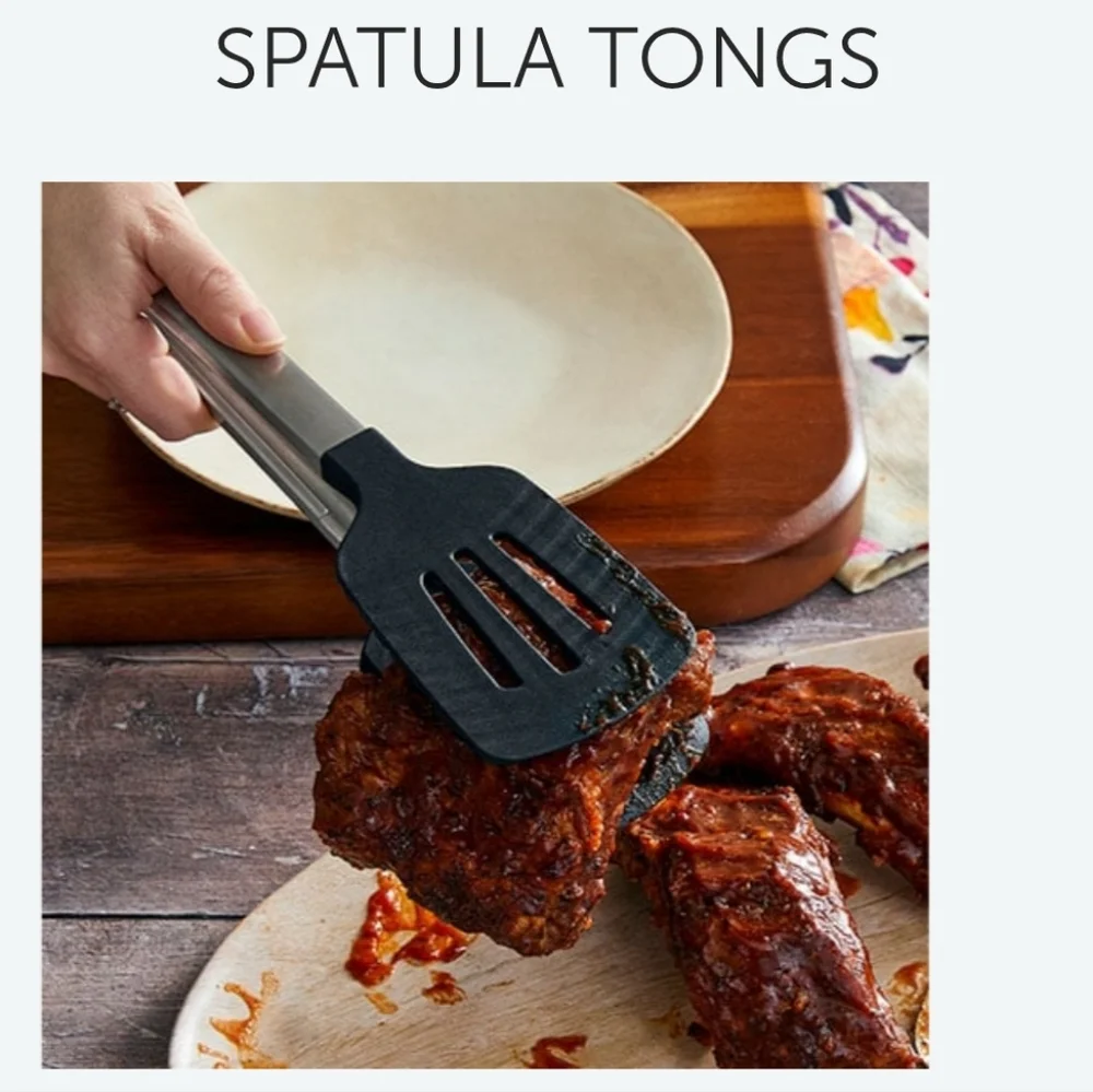 Pampered Chef Spatula Tongs 14